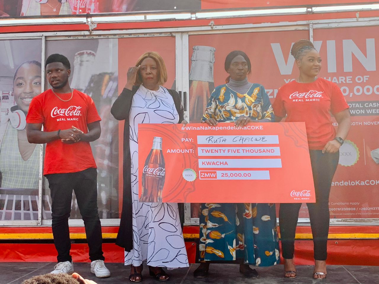 Read more about the article Coca-Cola ‘Wina naKapendelo kaCoke’ promotion  Winner enrols in Design and Tailoring School